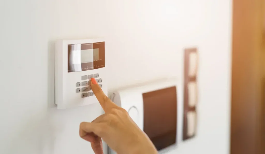 Smart home security system panel