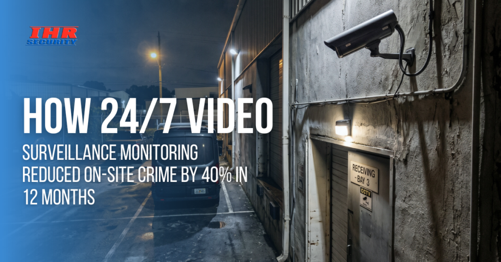 Surveillance Monitoring Reduced On-Site Crime by 40% in 12 Months